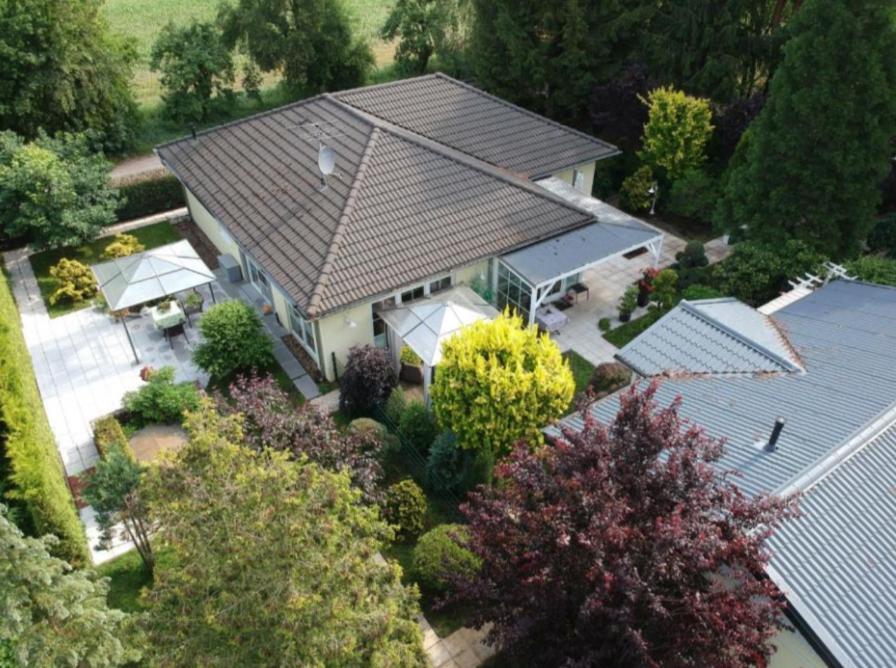 Ferienhaus Blaumond Mit Gartensauna Wandlitz Exterior photo