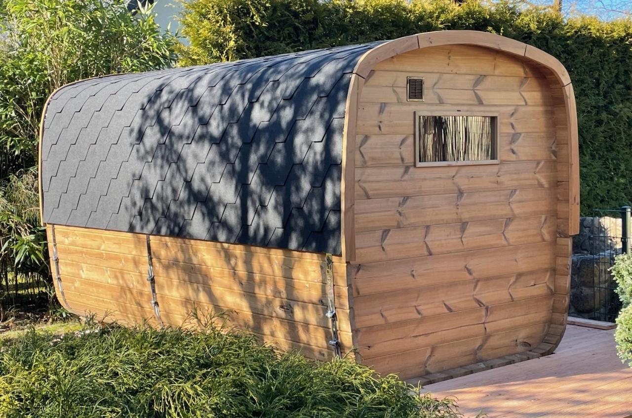 Ferienhaus Blaumond Mit Gartensauna Wandlitz Exterior photo